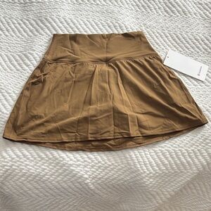 Lululemon Athletica Tan Skater Skirt